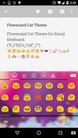 Flower Emoji Keyboard captura de pantalla 1