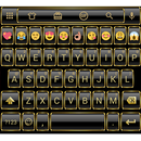 Emoji Keyboard Frame Gold APK