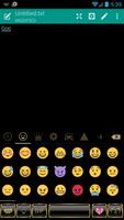 Emoji Keyboard Frame Gold screenshot 2