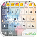Free Glass Emoji Keyboard Skin APK