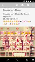 Hanging Love Emoji Keyboard Cartaz