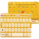 Happy Cheese Emoji Keyboard Theme APK