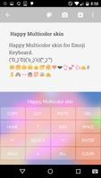 Happy Multicolor Keyboard imagem de tela 2