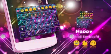 Happy Emoji Keyboard Theme