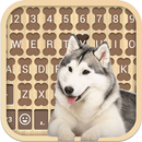 Husky Dog Emoji Keyboard APK