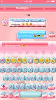 Ice cream Emoji Keyboard Theme screenshot 2