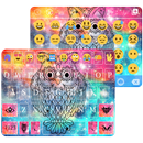 Owl Emoji Keyboard Theme APK