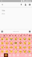 Emoji Keyboard Love Chocolate imagem de tela 3