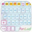 Love Leaf Emoji Keyboard Theme