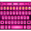 Emoji Keyboard Led Pink Theme APK