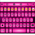 Emoji Keyboard Led Pink Theme biểu tượng