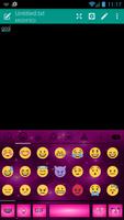 Emoji Keyboard Led Pink Theme ảnh chụp màn hình 2