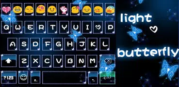 Light Butterfly Emoji Keyboard