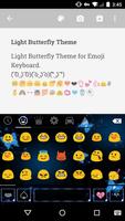 Light Butterfly Emoji Keyboard Ekran Görüntüsü 1