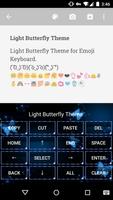 Light Butterfly Emoji Keyboard Ekran Görüntüsü 2