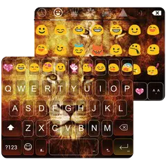 Baixar Wild Lion Emoji Keyboard Theme APK