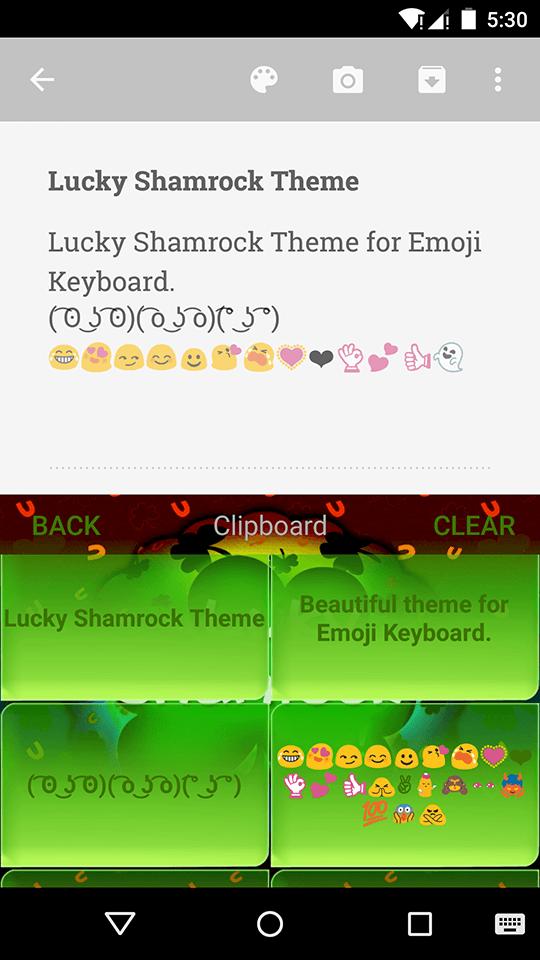 Lucky Shamrock Emoji Keyboard For Android Apk Download - lucky shamrock roblox