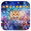 Galaxy Monkey Emoji Keyboard Theme