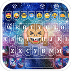 Galaxy Monkey Emoji Keyboard Theme icône