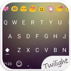 Material Black Emoji Keyboard APK download