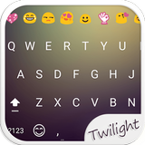 Material Black Emoji Keyboard أيقونة