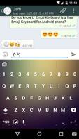 Material Black Emoji Keyboard 스크린샷 3