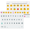 Material White Emoji Keybaord