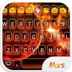 download Mars Love Emoji Keyboard Theme APK