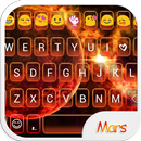 Mars Love Emoji Keyboard Theme APK