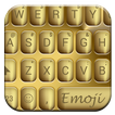 Emoji Keyboard SolidGold Theme