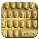 Emoji Keyboard SolidGold Theme APK