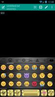 Emoji Keyboard Metallic Gold ảnh chụp màn hình 2