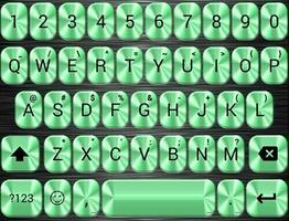 Emoji Keyboard Metallic Green ảnh chụp màn hình 3