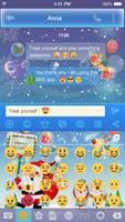 Merry Christmas emoji Keyboard Affiche