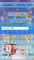 Merry Christmas emoji Keyboard capture d'écran 2