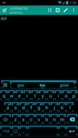 Emoji Keyboard Neon Blue 2 ảnh chụp màn hình 1