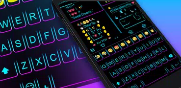 Emoji Smart Neon Keyboard