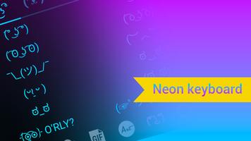 Emoji Smart Neon Keyboard captura de pantalla 3