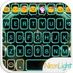 Neon Light Emoji Keyboard Skin