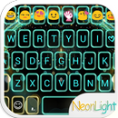 Neon Light Emoji Keyboard Skin APK