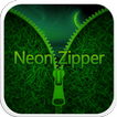 Neon Zipper Emoji Keyboard Theme