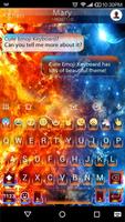 Ice & Fire Emoji Keyboard for Android GO постер