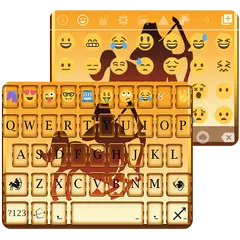 Sagittarius Emoji Keyboard Wallpaper