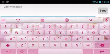 Emoji Keyboard Love Sakura