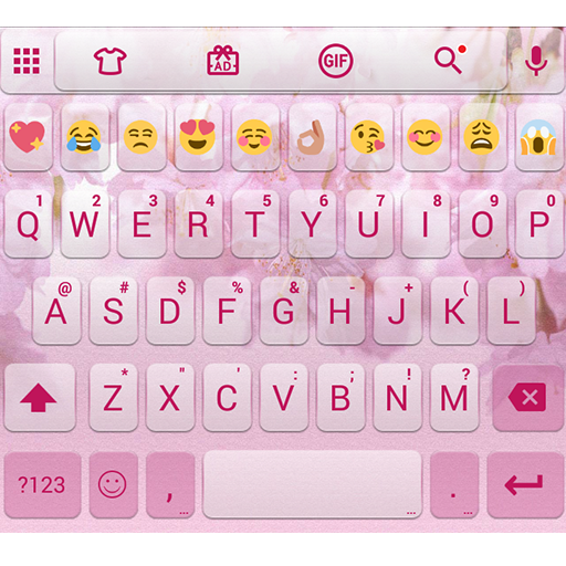 Emoji Keyboard Love Sakura