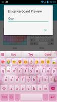 Emoji Keyboard Love Sakura ảnh chụp màn hình 1