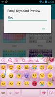 Emoji Keyboard Love Sakura ảnh chụp màn hình 2
