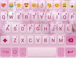 Emoji Keyboard Love Sakura ảnh chụp màn hình 3
