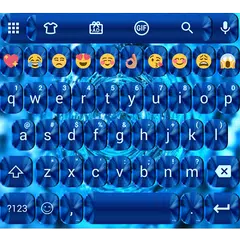 Emoji Keyboard Shading Blue APK Herunterladen