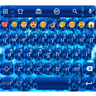 Icona Emoji Keyboard Shading Blue